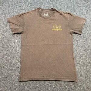 Buck Wear Deer Hunting Graphic TShirt Sz M Mens Brown Gorpcore Outdoor Deer Back